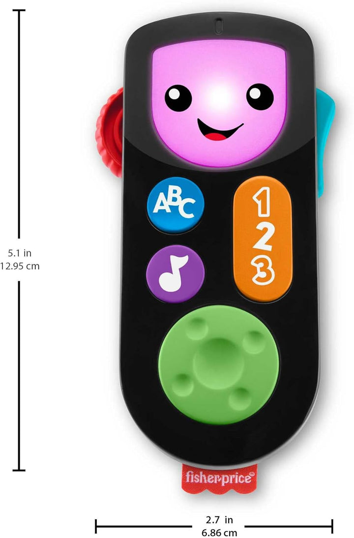 Fisher-Price Lernspass Smart TV Fernbedienung – elektronische Spielzeug-Fernbedienung mit Lerninhalt