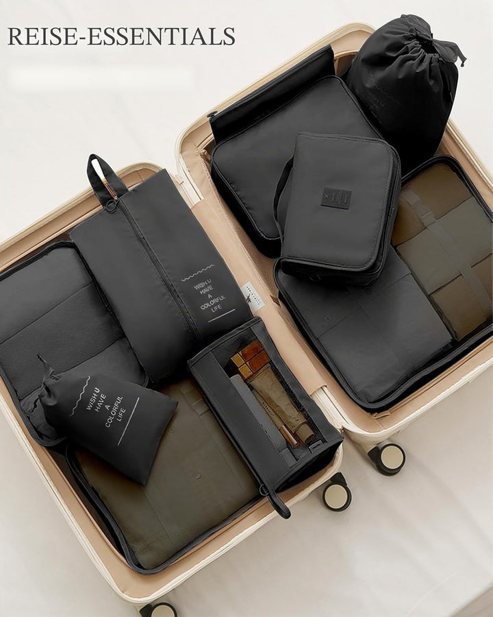 Anjing koffer Organizer 10-teilig, Packing Cubes, leichte Reisegepäck-Organizer, wasserdicht, platzs