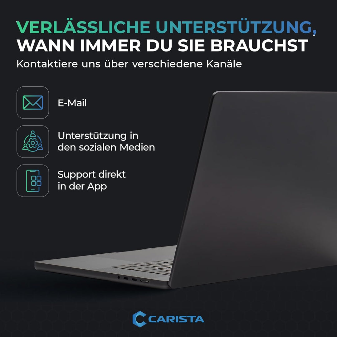 CARISTA EVO- Bluetooth Adapter: Diagnose, Anpassung, Wartung, Live-Daten, Carista EVO