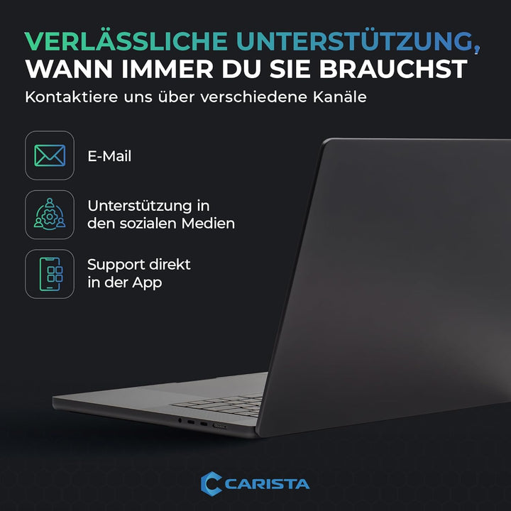 CARISTA EVO- Bluetooth Adapter: Diagnose, Anpassung, Wartung, Live-Daten, Carista EVO