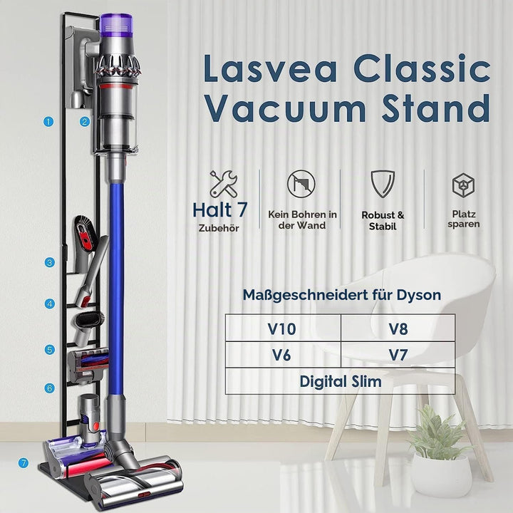 Luchs Ständer für Dyson Rowenta Philips Xiaomi Akkusauger - Organizer für Dyson V6,V7,V8,V10,V11,DC3