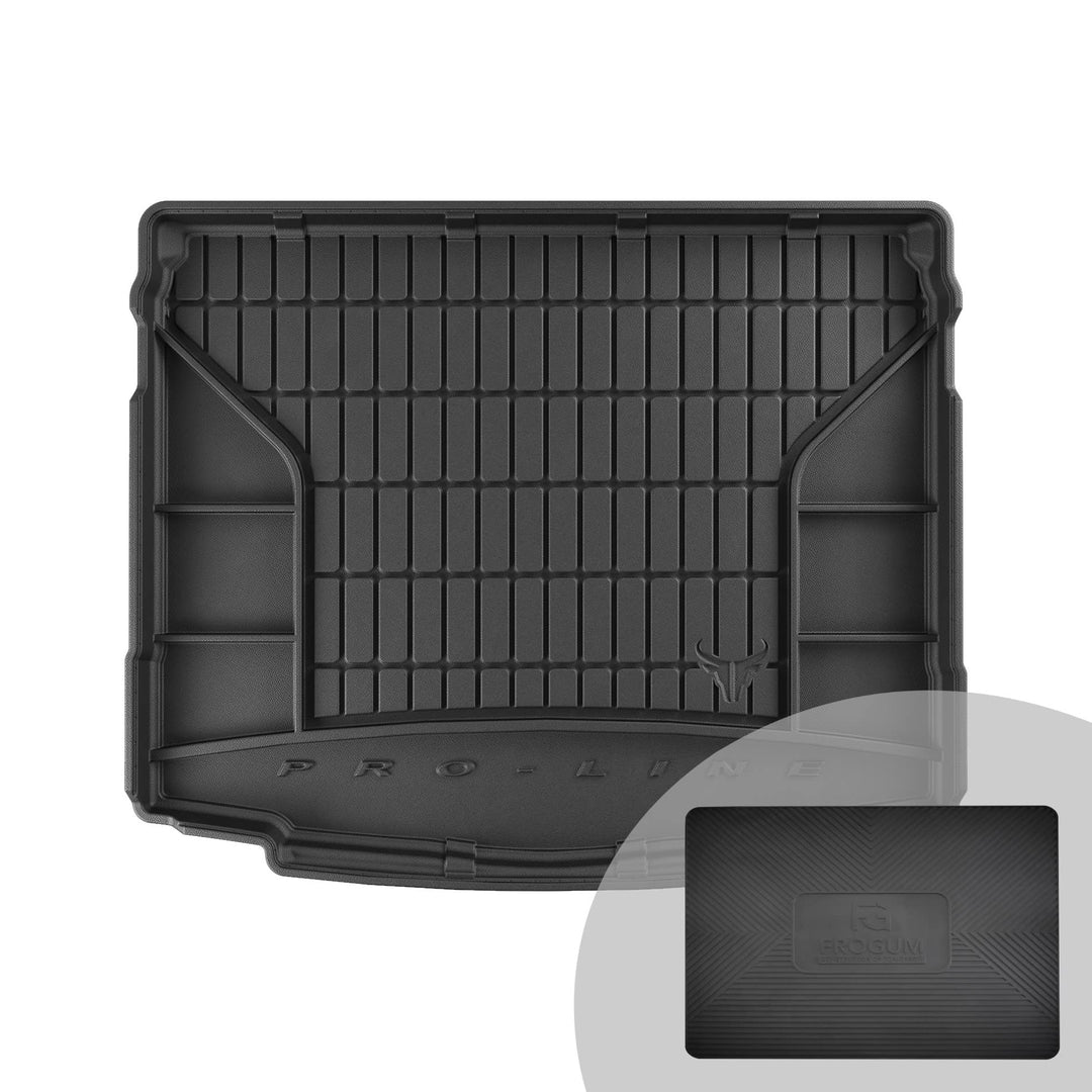 FROGUM ProLine 3D Gummimatte Exklusive Auto Kofferraummatte Kofferraumwanne für Skoda Karoq ab 2017