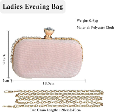 CORIOS Abendtasche Damen Strass Clutch Tasche Shiny Diamant Handtasche Klein Tasche Elegante Handtas