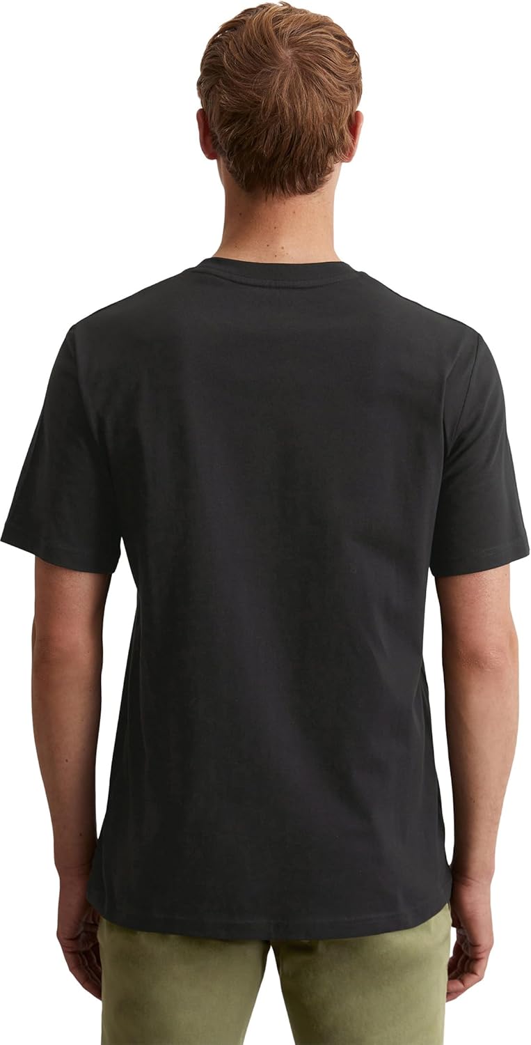 Marc O'Polo Denim Herren T-Shirt aus Bio-Baumwolle mit Rundhalsausschnitt XS Schwarz New, XS Schwarz