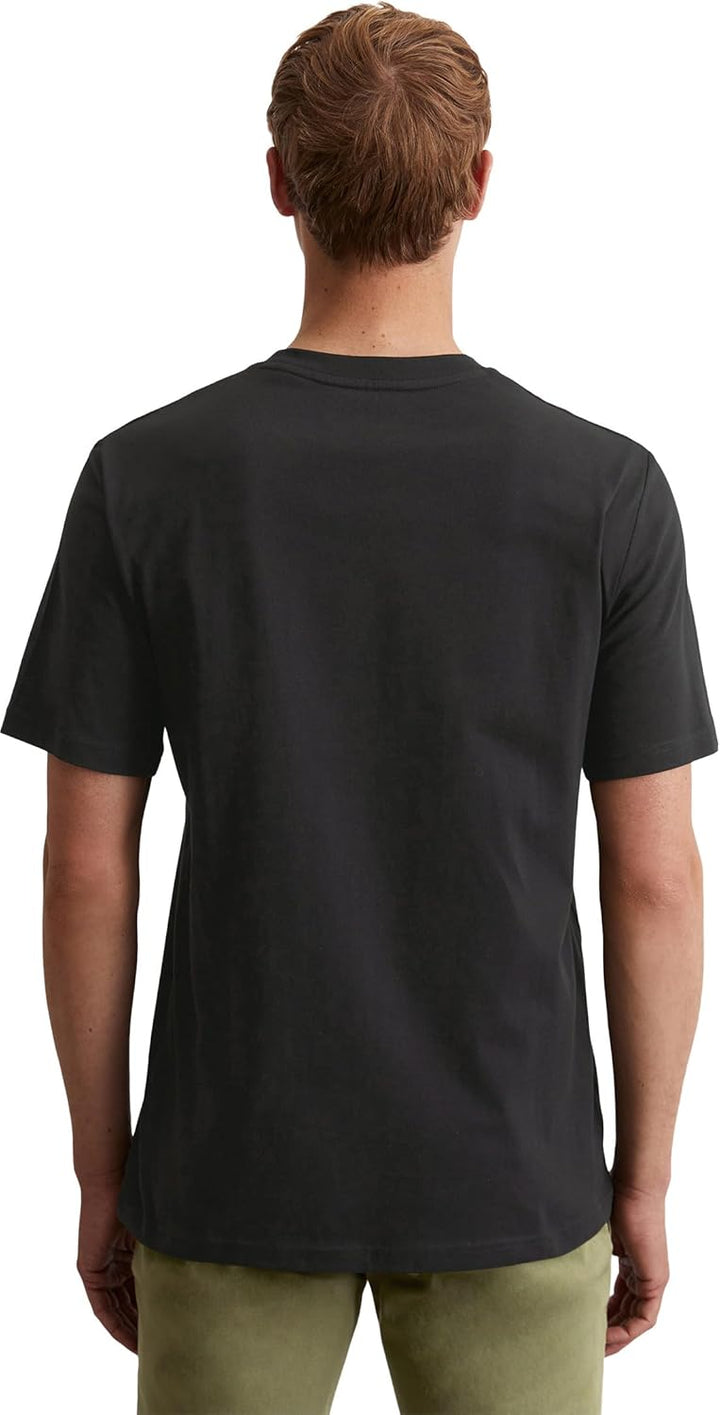 Marc O'Polo Denim Herren T-Shirt aus Bio-Baumwolle mit Rundhalsausschnitt XS Schwarz New, XS Schwarz