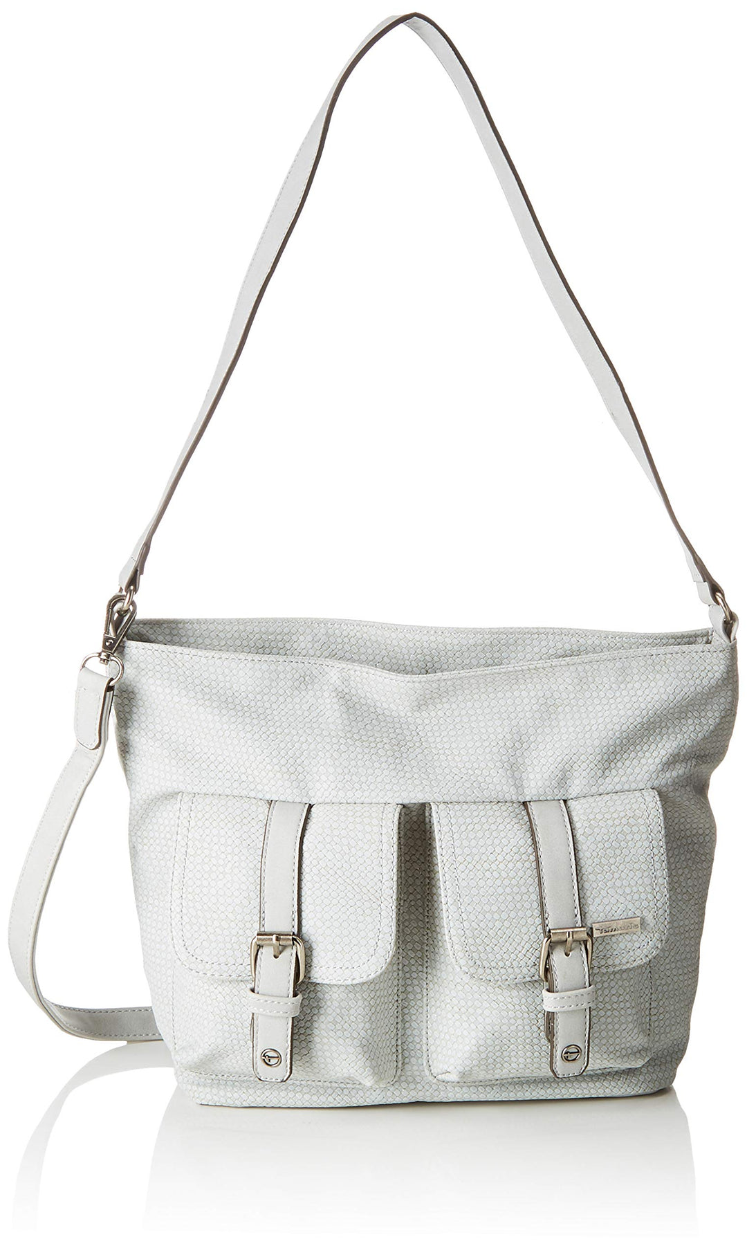 Tamaris Alessia Hobo Bag S Schultertasche Grau (Light Grey Comb), Grau (Light Grey Comb)