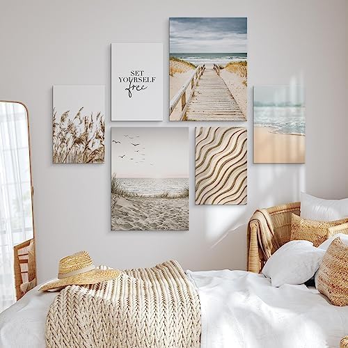 Muralo - Wandbilder Set - Leinwand Bilder Set Aufhängefertig - Bilder für Wohnzimmer Schlafzimmer -