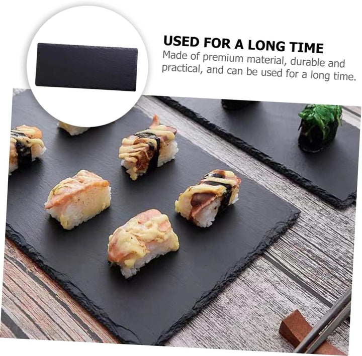 BESTonZON Schieferplatte Für Sushi Multifunktions-steakteller Aus Natürlichem Material Geeignet Für
