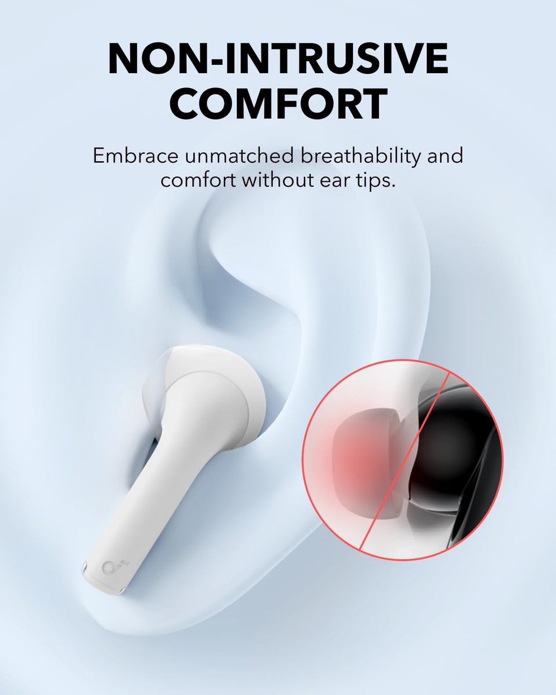 soundcore K20i von Anker, Semi-In-Ear Earbuds, Bluetooth Wireless, 36h Spielzeit, Schnell-Laden, kla