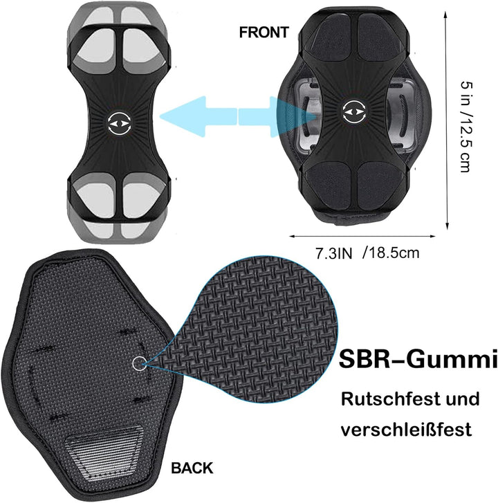 Outdoor Handy-Halter mit abnehmbare Halterung Handytasche Rucksack,Rucksack Handyhalter,Smartphone T