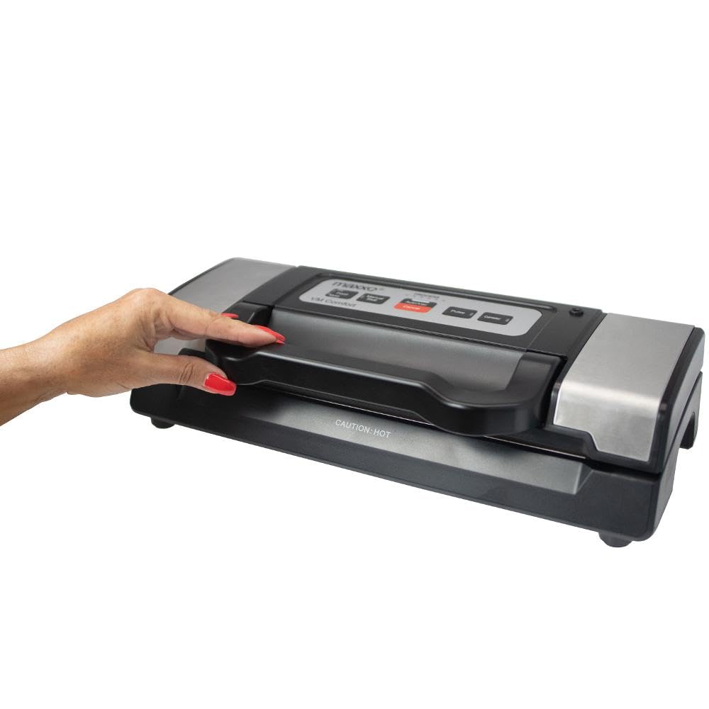 Maxxo VM Comfort Professionelle Vakuumierer mit cutter, 12 l/min, 700 mbar Folienschweissgerät für L