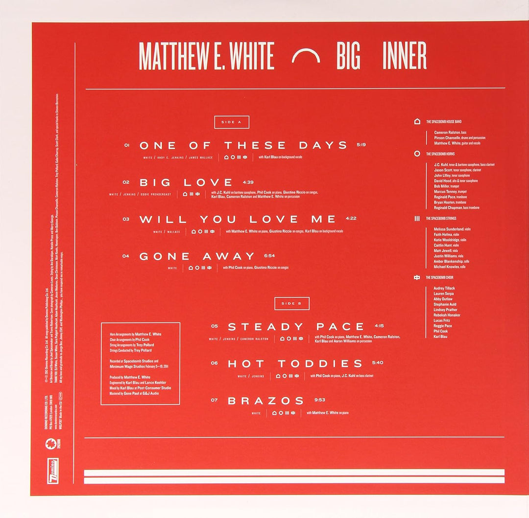 Big Inner, Vinyl