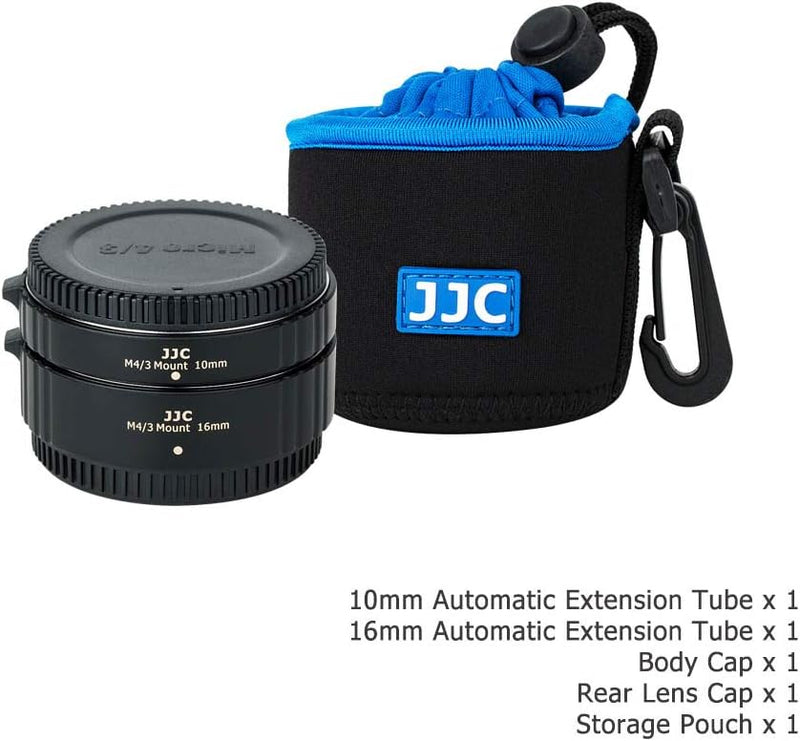 JJC Autofokus AF Zwischenringe 10MM 16MM für Olympus OM-1 E-M5 III E-M1X E-M10 III E-PL9 E-PL8 E-PL7