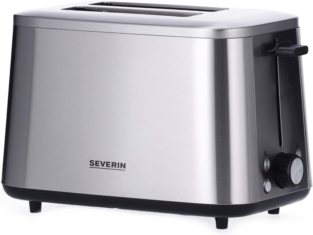 SEVERIN Turbo Toaster, Toaster mit Brötchenaufsatz, Edelstahl Toaster für 50%* schneller gebräuntes