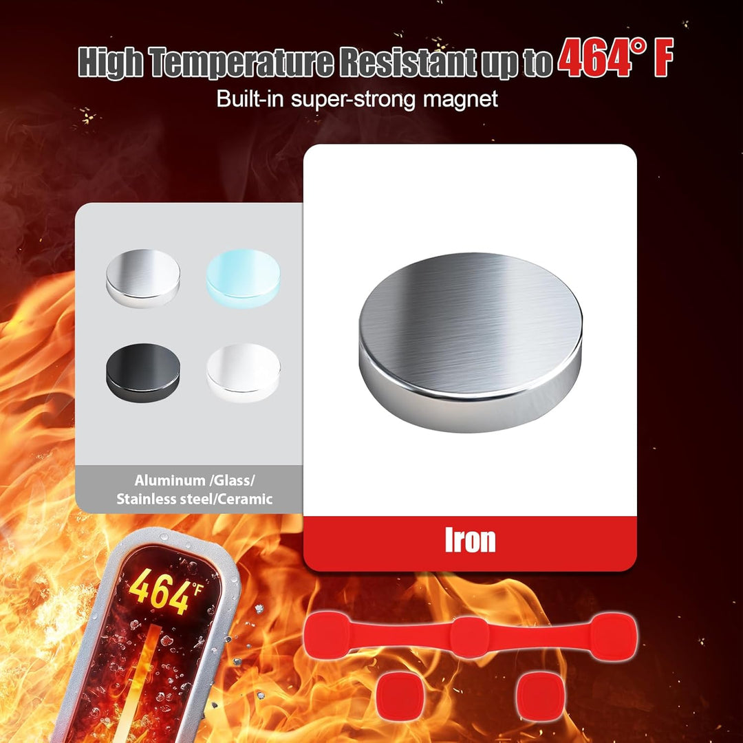 18 Pcs Magnete für Airfryer Backpapier,BPA-frei Zubehör für Heissluftfritteuse Verhindert Verrutsche