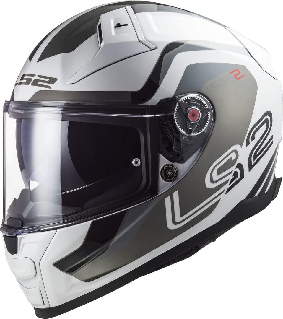 LS2, Integralhelme motorrad VECTOR II Metric white titanium silver, S S white titanium silver, S whi