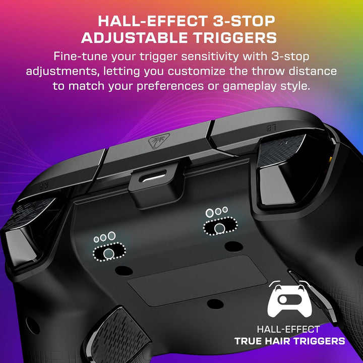 Turtle Beach Afterglow Wave Controller Schwarz Wired RGB Gaming Controller – Lizenziert für Xbox Ser