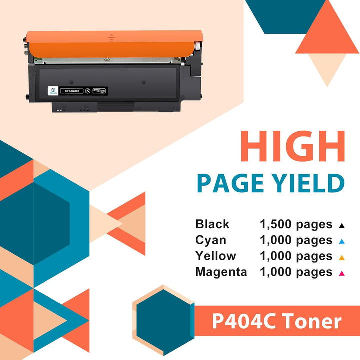 4-Pack CLT-P404C CLT-404S P404C Multipack Kompatibel Toner für Samsung C480W Xpress SL C480FW C48X C