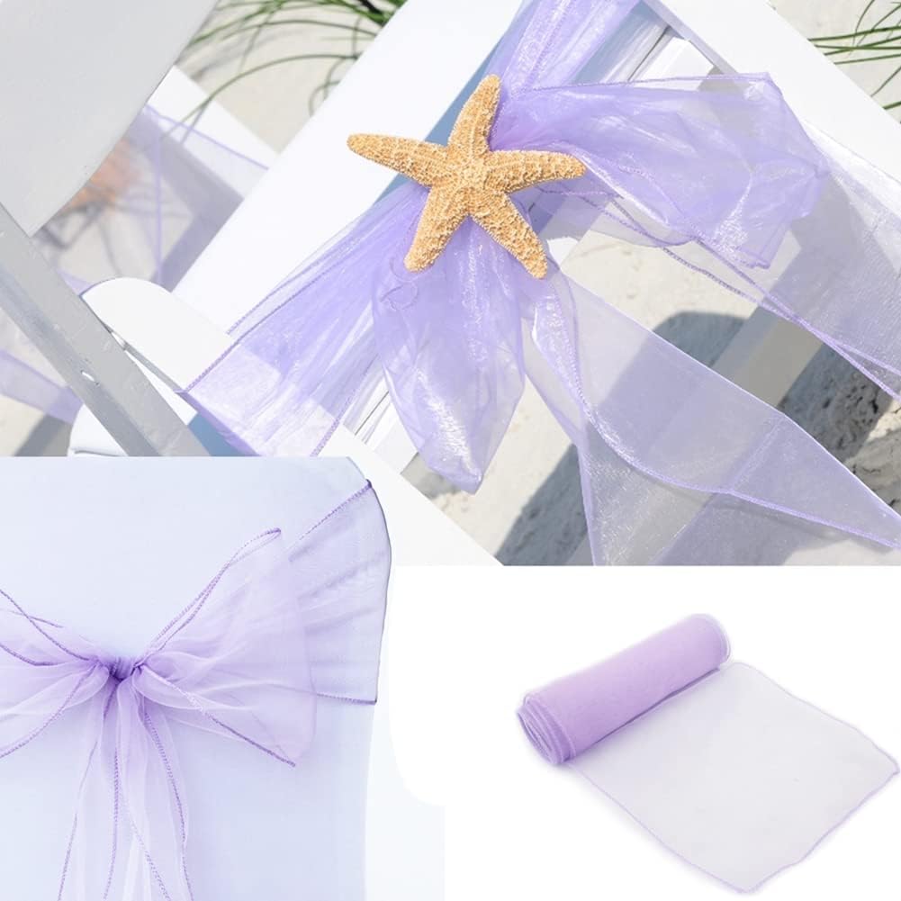 Organza Stuhlschleife Hochzeit Deko Stuhl Schärpe Bögen Band Schleife 18 * 275cm Stuhlbezugschleifen