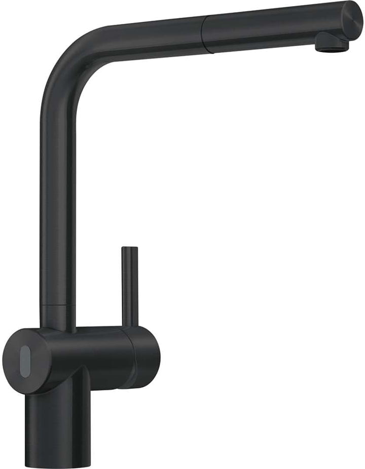 FRANKE Spültischarmatur mit ausziehbarem Auslauf Atlas Neo Sensor Edelstahl 115.0625.527 Schwarz