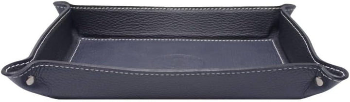 FrasiBags Taschenleerer aus echtem Leder, hergestellt in Italien, Ablagetablett für den Eingang, lee