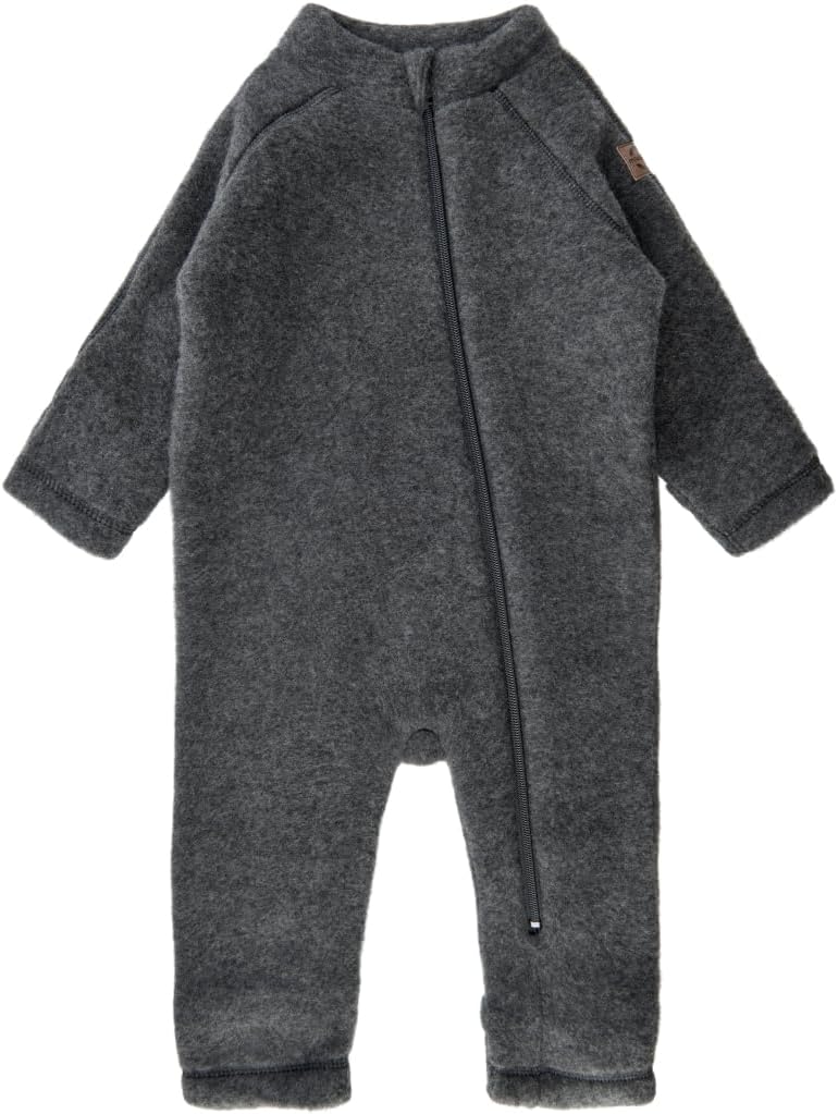 Mikk-line Walkoverall | Wollwalk Overall für Baby und Kleinkind | Schlafanzug Aus 95% Wolle - 100% M