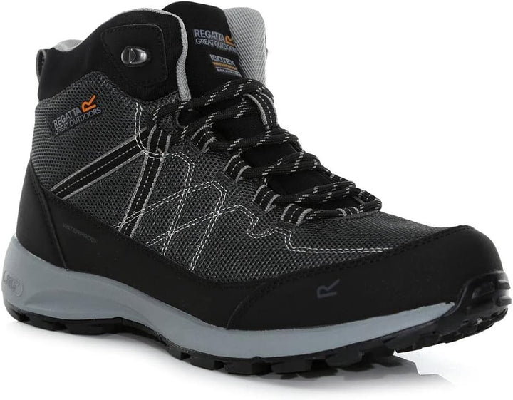 Regatta Herren Samaris Lite 41 EU Black Dkstee, 41 EU Black Dkstee
