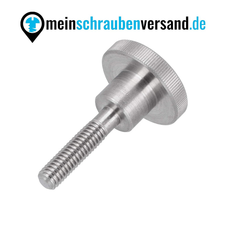 Rändelschraube M5 × 25 mm – hohe Bauform – DIN 464 – Edelstahl A1 – Daumenschraube – Stellschraube –