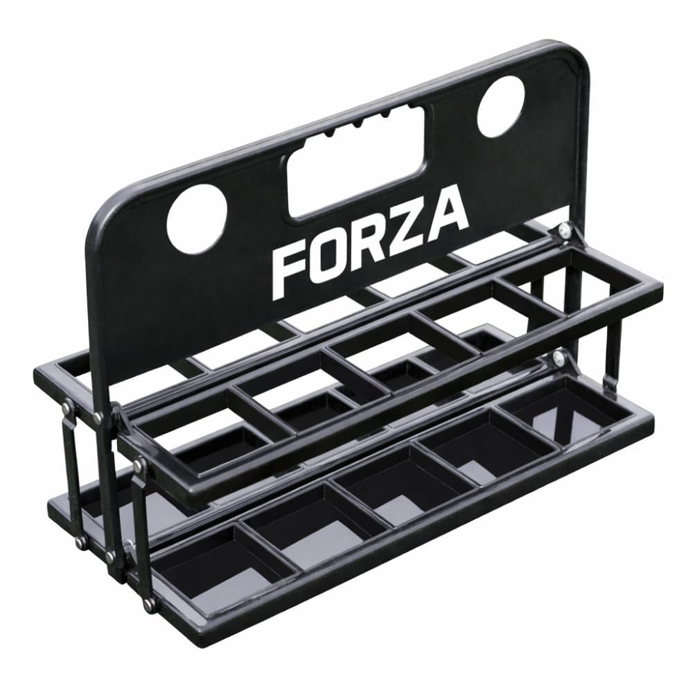 FORZA Flaschenträger, EIN klappbarer Flaschenhalter für 10 Flaschen - Tragbarer Sportgetränkehalter