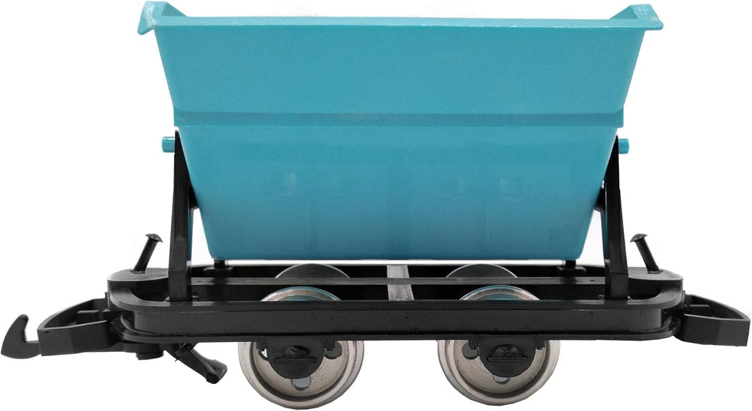 ML-Train 3er Set Kipplore Feldbahnwagen mintgrün Spur-G als Bausatz für Ihre Gartenbahn