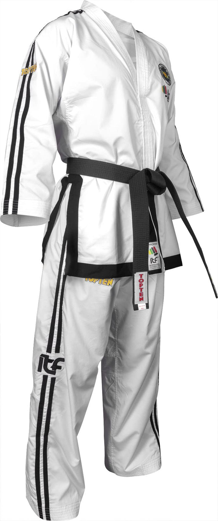 TOP TEN Taekwon-Do Grandmaster Dobok „Premium Gold“ (7. - 9. Dan) (ITF Approved) 170, 170