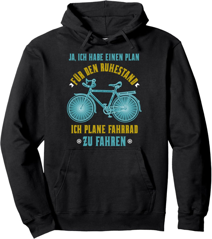 Radfahrer Fahrradfahren Rentner Ruhestand Lustiges Fahrrad Pullover Hoodie