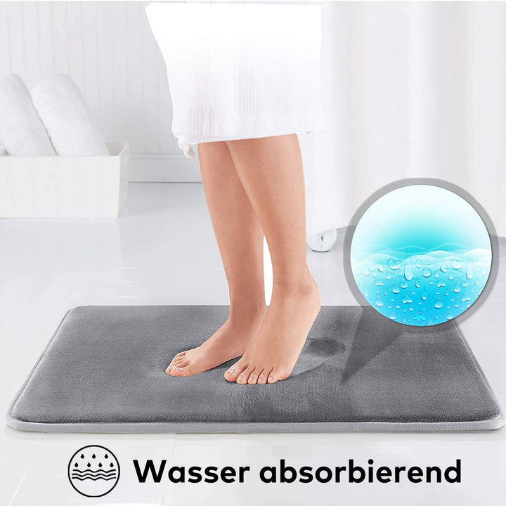 Wolke sieben Memory Schaum Badematte Badteppich rutschfest Badezimmerteppich Badezimmermatte antirut
