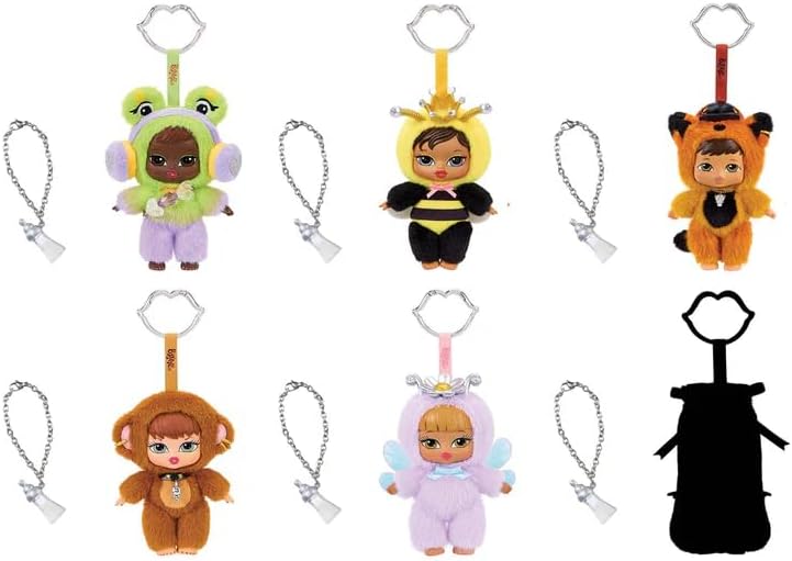 Bratz Bratziez Iconz Bestiez - Plüsch-Sammelstück, 6 Figuren | Plüsch-Sammelstück, Vinyl-Gesicht, An
