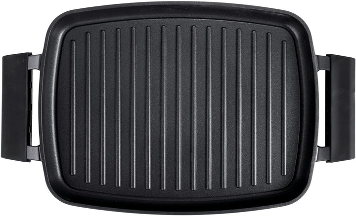 Stone&Stone Rechteckige Grillpfanne, 47 cm, Steinbeschichtung, professioneller Induktionsgrill mit S