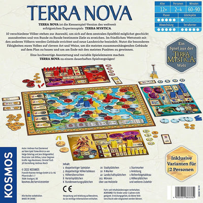 KOSMOS 683382 Terra Nova, basierend auf Expertenspiel Terra Mystica“, Kennerspiel für 2-4 Personen a