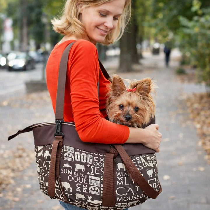DOGGY Hobbydog TORNAP7 Tragetasche für Hunde und Katzen, 27 x 25 x 43 cm, Titeln