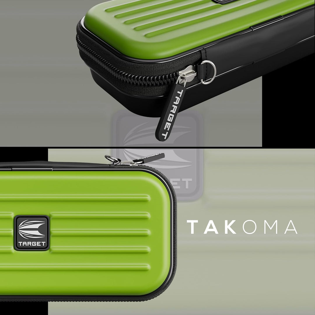 Target Darts Takoma Regular Darts Case - Holds x 1 Satz Darts Brieftasche, Grün