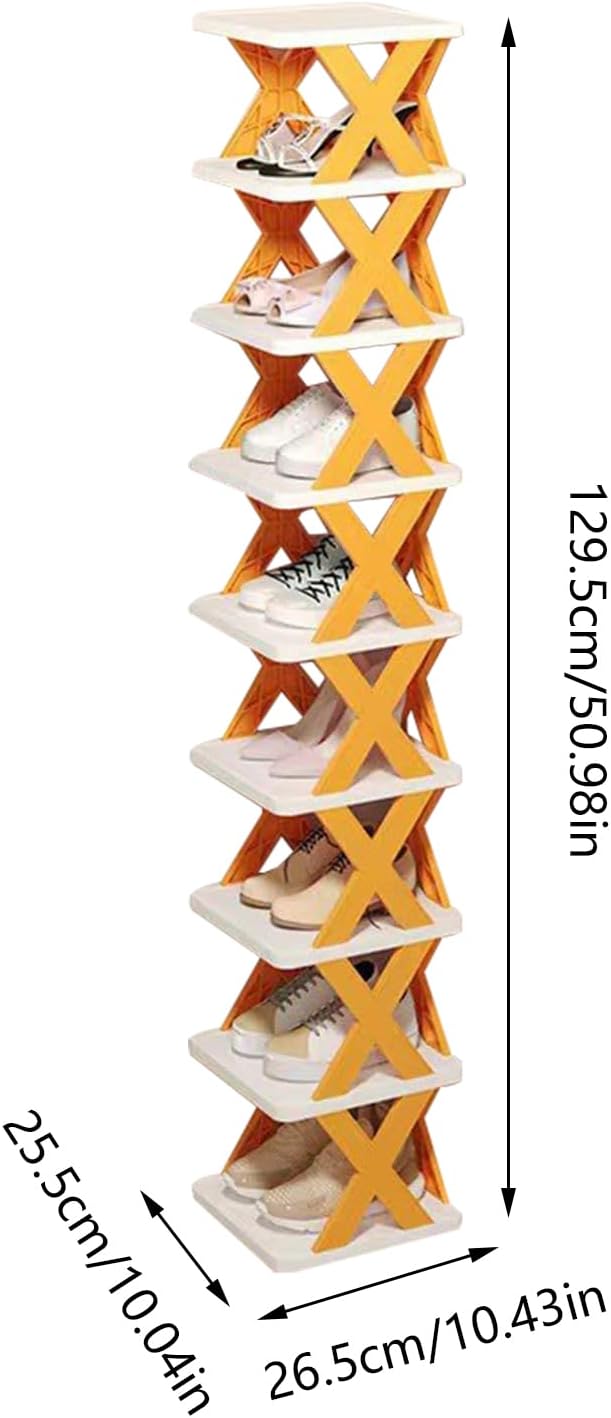 Vertikales, klappbar, hoch, Organizer für Schuhe –, stehend, platzsparend, für Eingangsbereich, Schr