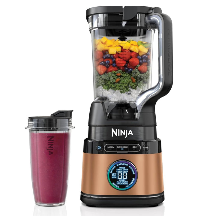 Ninja 2-in-1 Detect Power Mixer Pro &amp; Single Serve | 1200W Mixer mit Krug, &amp; Single Serve, Smoothies