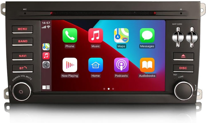 7 Zoll Acht-Kern 4GB+64GB Android 14 Autoradio Für Porsche Cayenne mit GPS Navigation Unterstützt Wi
