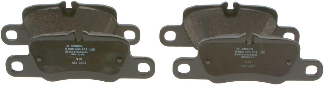Bosch BP1353 Bremsbeläge - Hinterachse - ECE-R90 Zertifizierung - vier Bremsbeläge pro Set