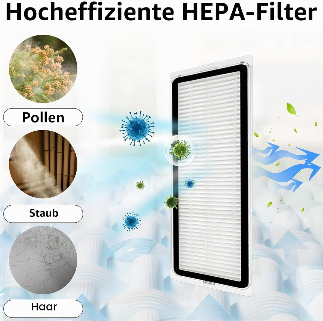 Homruich 23 Stück Zubehör für Xiaomi X20 Max / X20 Pro Staubsauger Ersatzteil, 1 Hauptbürste, 4 Filt