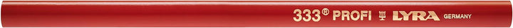 Lyra L4332103, LYRA Zimmermannstift 333® oval 24 cm lang, Bleistift in Profi-Ausführung, ideal für M