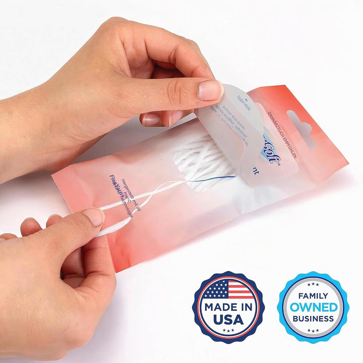 Dental Floss for Bridges and Dental Implants for Optimal Oral Hygiene - Floss Threaders for Bridges