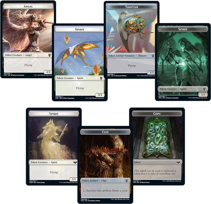 Magic: The Gathering Innistrad: Crimson Vow Commander Deck – Spirit Squadron (White-Blue) Weiss-blau
