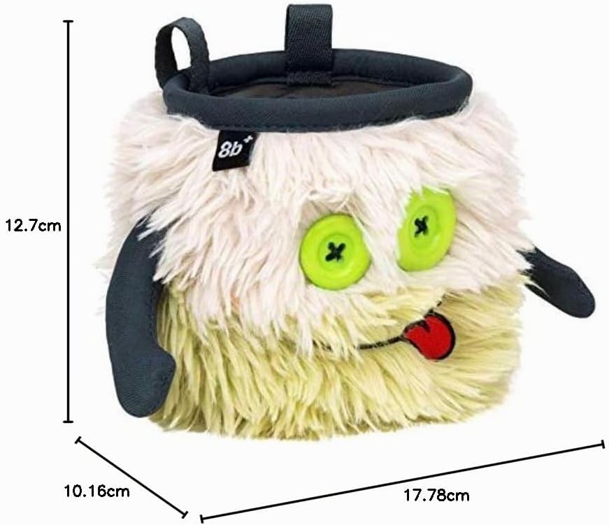 8BPLUS Kreidebeutel zum Klettern, Bouldern, Gürtel und Geschenkbox inklusive – breite Öffnung – Bürs