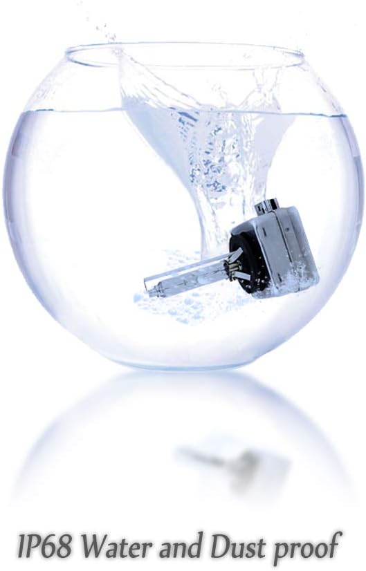 Ricoy 12V D3S Hid Xenon Brenner Scheinwerferlampe-8000K 35W Ersatzlicht 2 Stück 8000 K., 8000 K.
