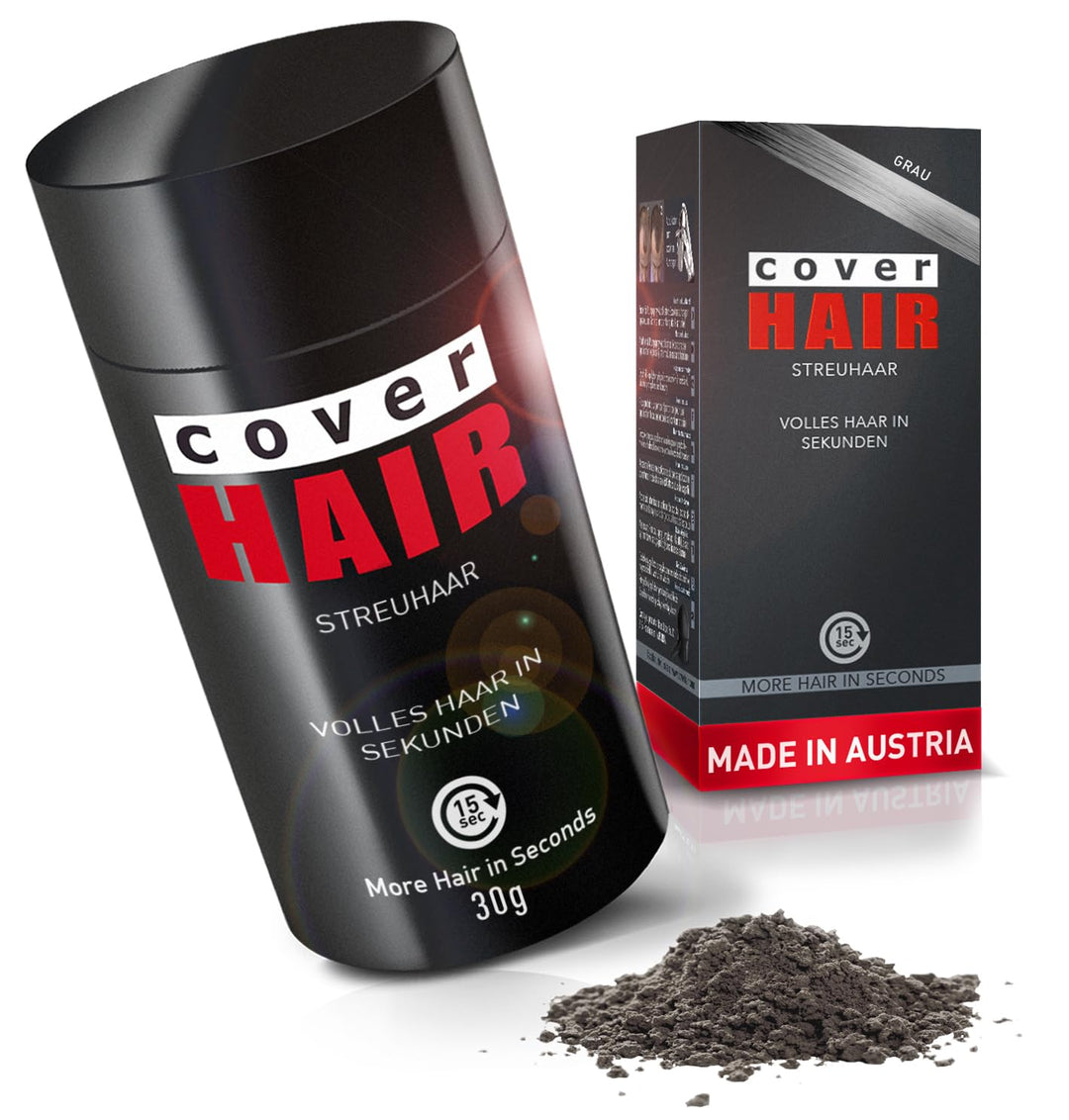 Cover Hair® Premium Streuhaar - 26g I Schütthaar zur Haarverdichtung & Ansatzkaschierung - Natürlich