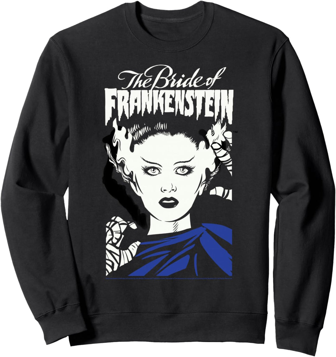 Universal Monsters The Bride Of Frankenstein Illustrated Sweatshirt